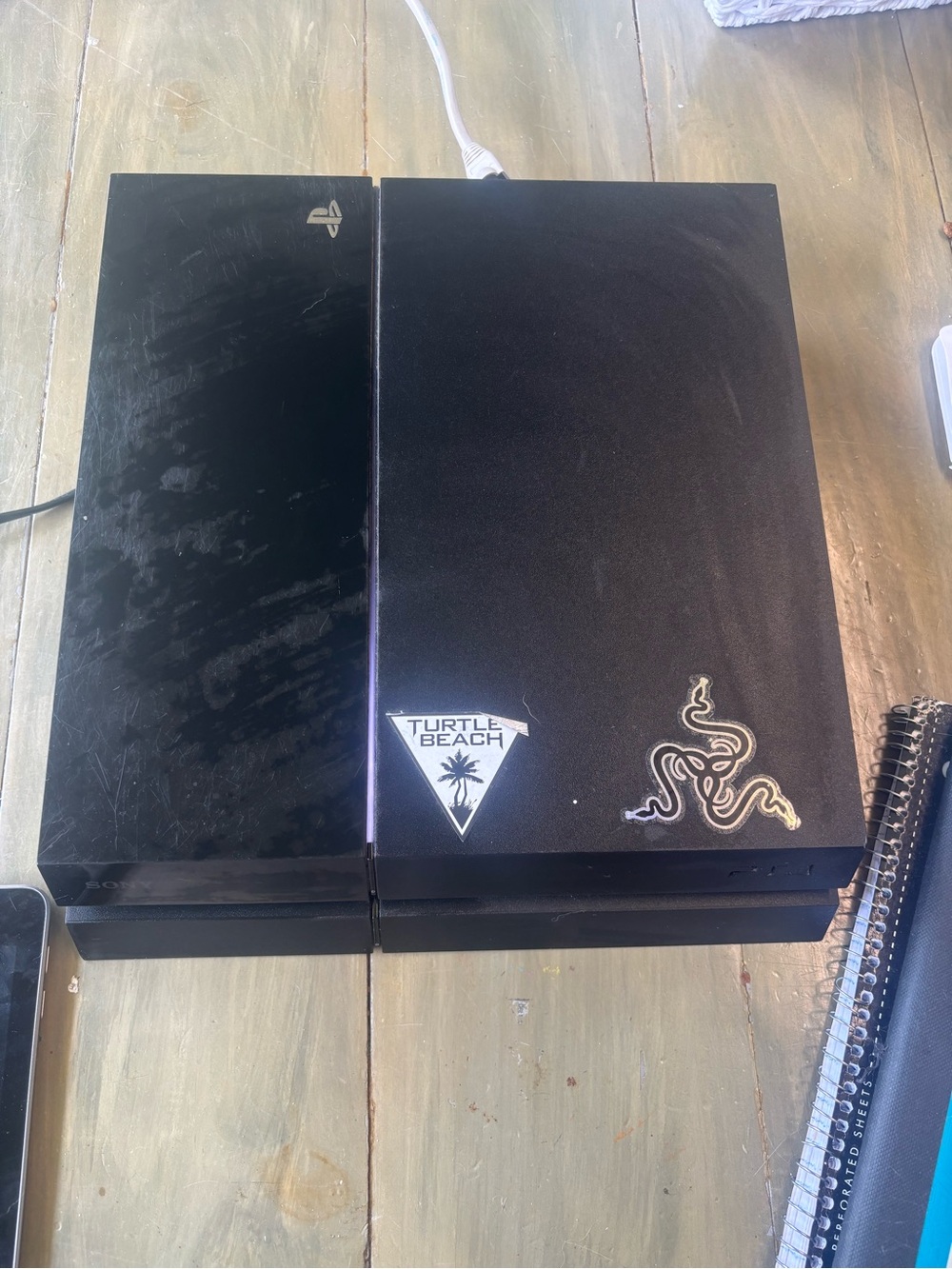 Sony PlayStation 4 500GB Gaming Console and power cord. In GUC As is/for parts